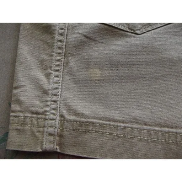 The North Face Shorts Womens 10 Khaki Tan Brown Flat Front Chino Casual Outdoor - Picture 5 of 10